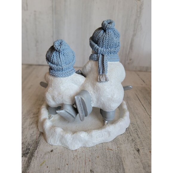 Encore Snowman Buddies penguin hockey collectible Xmas home decor figure - Picture 5 of 8